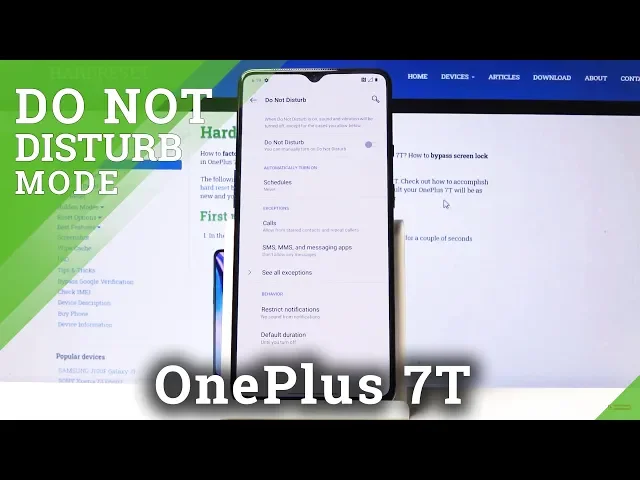 Video thumbnail for How to Activate Do Not Disturb Mode in OnePlus 7T - Mute Device