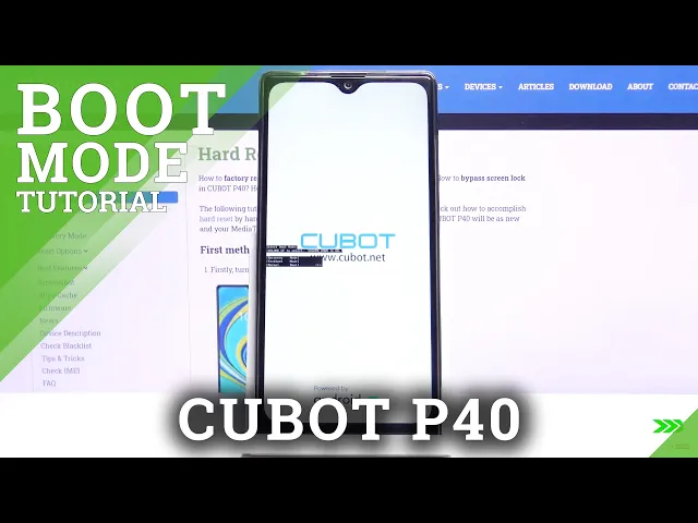 Video thumbnail for How to Enter Boot Mode in CUBOT P40 – Open & Use Boot Mode