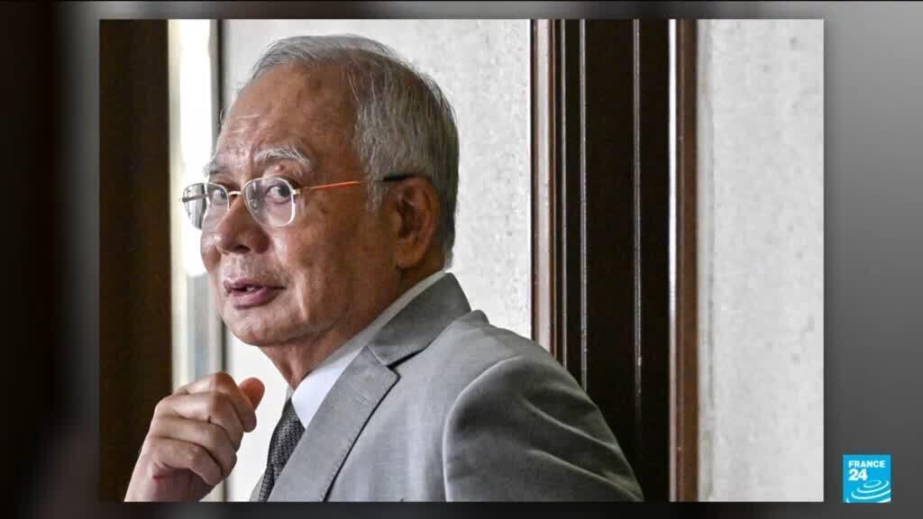 Video thumbnail for Former Malaysian PM Najib Razak sentenced to 15 more years in landmark corruption case