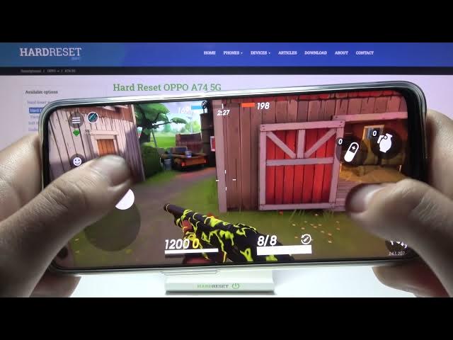 Video thumbnail for Gameplay of Guns of Boom on OPPO A74 5G – Efficiency Test