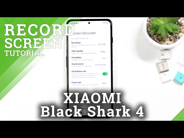 Video thumbnail for How to Record Screen on XIAOMI Black Shark 4 - Screen Recording Tutorial