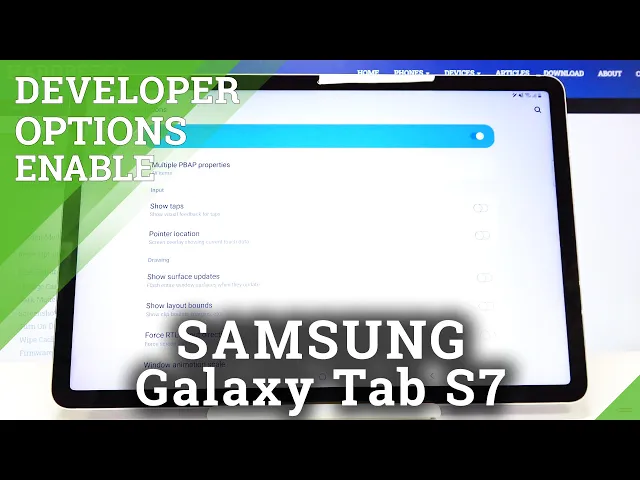 Video thumbnail for How to Enable Developer Options on SAMSUNG Galaxy Tab S7 – Developer Settings