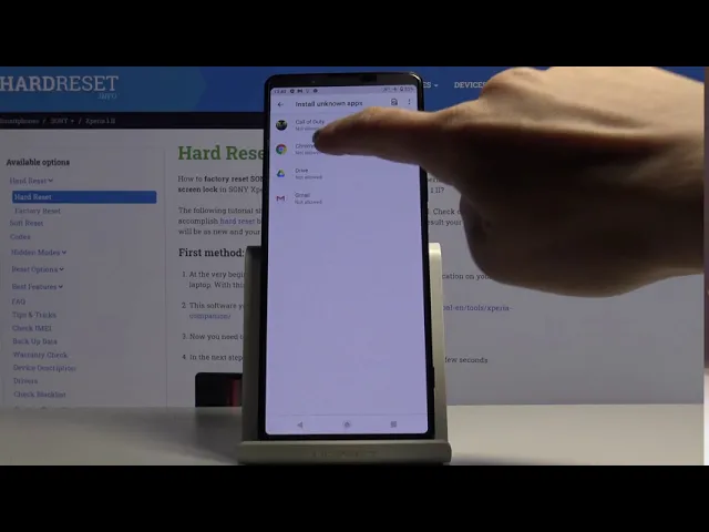 Video thumbnail for How to Allow App Installation in SONY Xperia 1 II – Unknown Sources