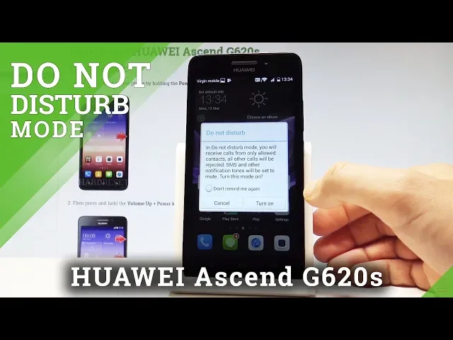 Video thumbnail for How to Enable Do Not Disturb in HUAWEI Ascend G620s - Configure Do Not Disturb |HardReset.Info