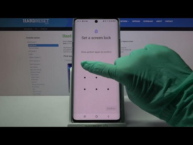 Video thumbnail for How to Add Screen Lock Method on TCL 20 Pro 5G – Security Settings