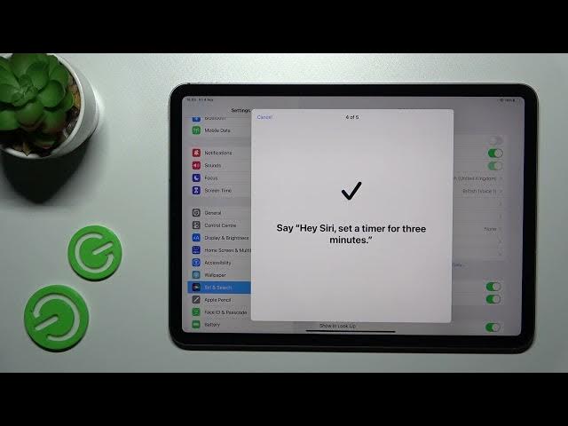 Video thumbnail for How to Turn On the Hey Siri Voice Match on the iPad Pro 4th Gen (2022)