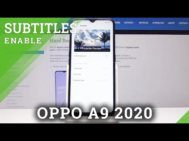 Video thumbnail for How Turn On Subtitles in OPPO A9 2020 - Set Up Video Subtitles