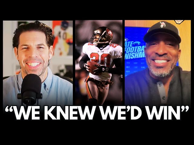 Video thumbnail for Inside Dirt on the 2002 Super Bowl Bucs: Ronde Barber Dishes on Destiny