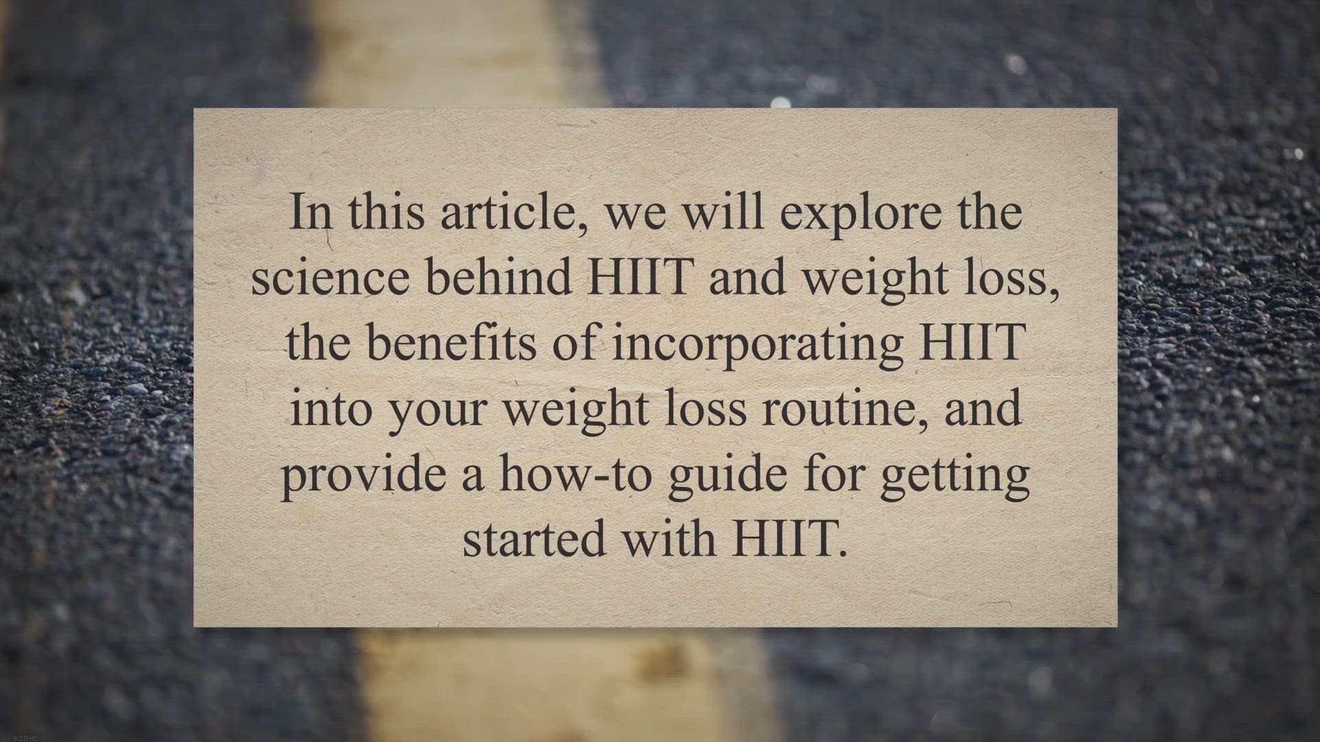 Video thumbnail for Maximizing Weight Loss with High Intensity Interval Training: The Science, Benefits, and How-To Guide