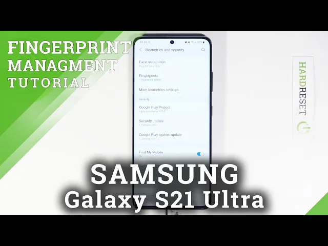 Video thumbnail for How to Turn On Fingerprint Animation Samsung Galaxy S21 Ultra?