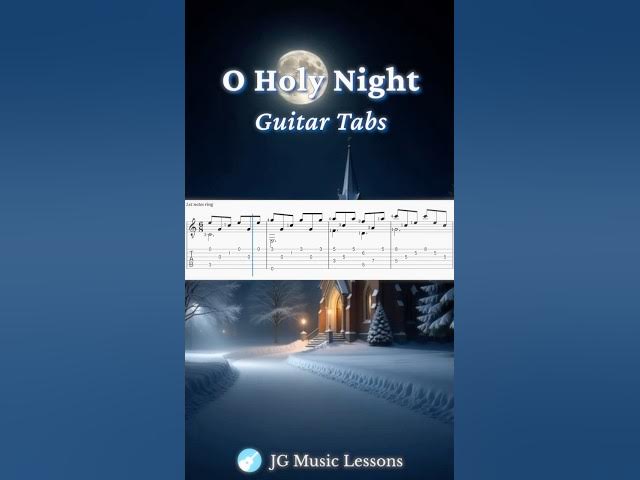 Video thumbnail for O Holy Night guitar tabs 🎸