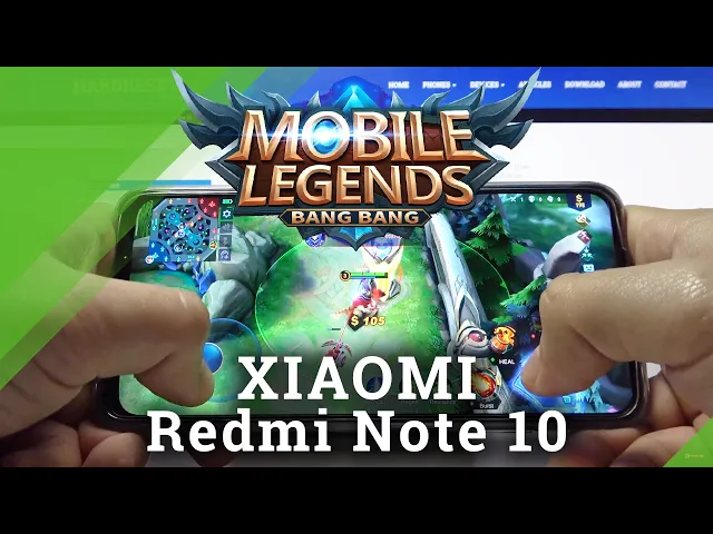 Video thumbnail for XIAOMI Redmi Note 10 - Mobile Legends - Settings & Gameplay
