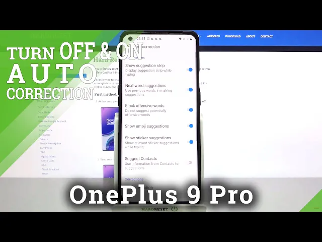 Video thumbnail for How to Enter Text Correction Options in OnePlus 9 Pro – Change Text Correction Options