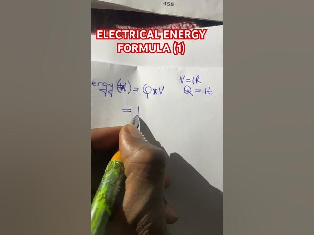'Video thumbnail for Electrical Energy formula (1)'