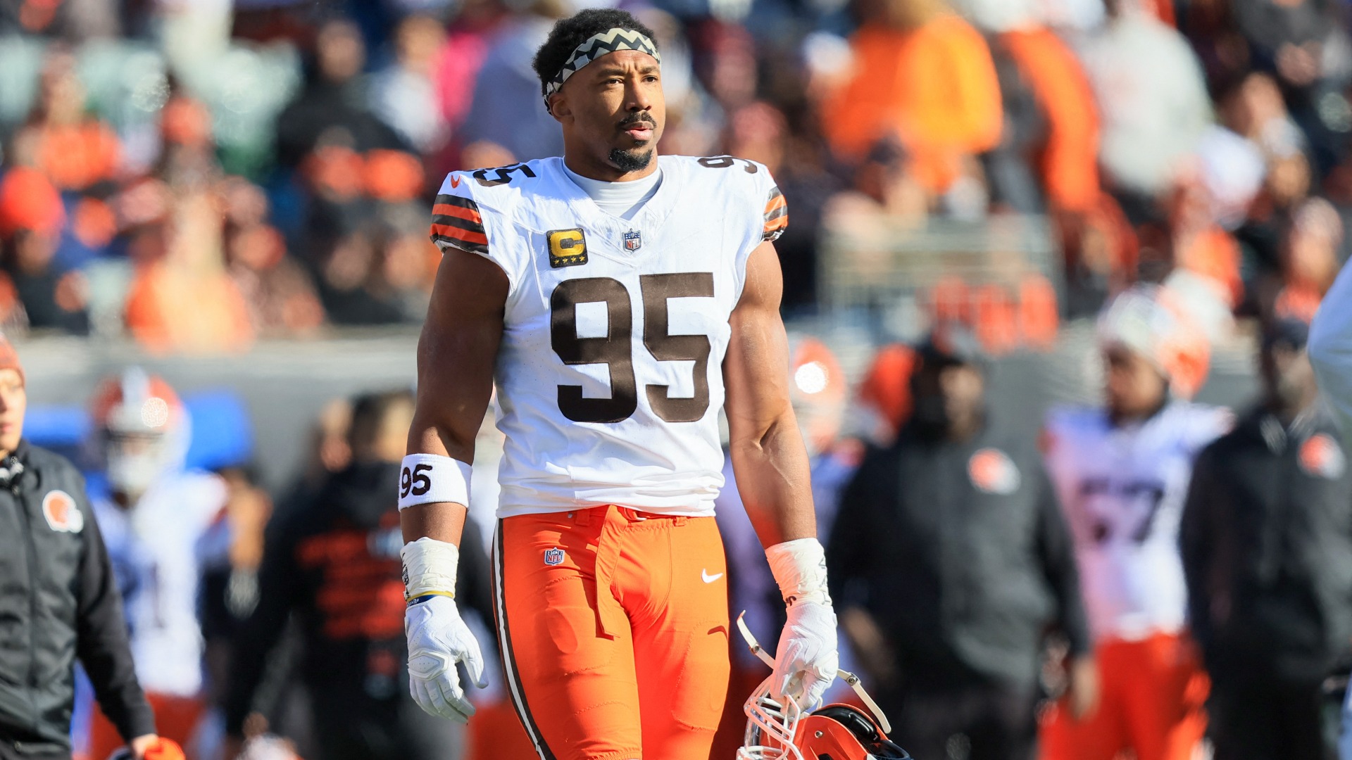 Video thumbnail for Myles Garrett Joins LA Rams in Historic NFL Trade Deal
