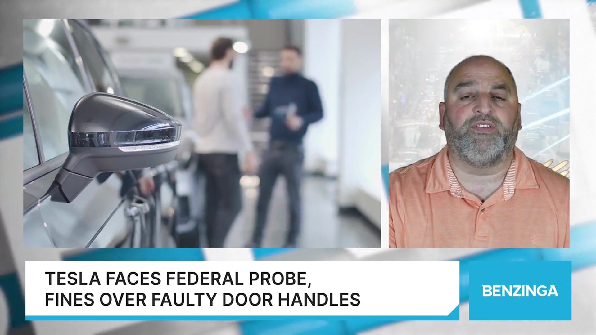 'Video thumbnail for Tesla Faces Federal Probe, Fines Over Faulty Door Handles'