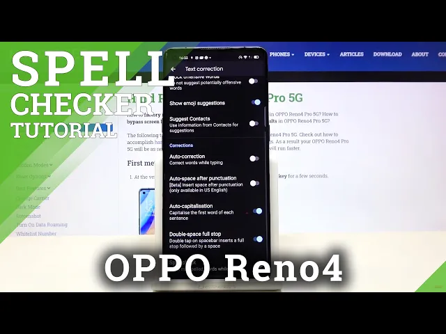 Video thumbnail for How to Enable Spell Checker in OPPO Reno 4 – Find Spell Checker Option