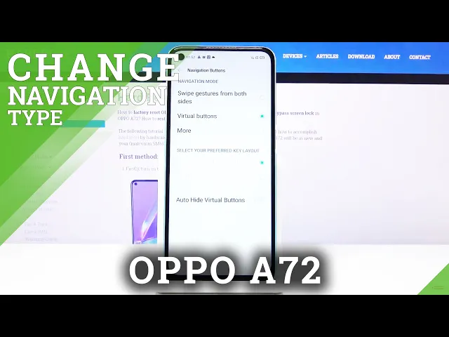 Video thumbnail for How to Change Navigation Bar in OPPO A72 - Turn On Gesture Navigation Bar