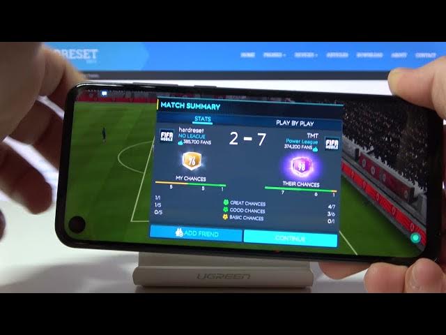 Video thumbnail for Gameplay of FIFA Mobile on MOTOROLA One Vision – Efficiency Test