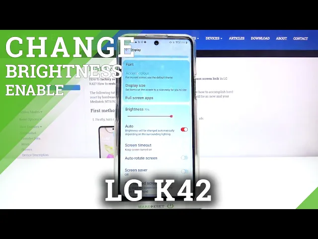 Video thumbnail for Adaptive Brightness – LG K42 and Auto-Brightness Option