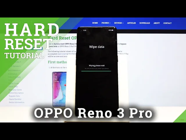 Video thumbnail for HARD RESET OPPO Reno 3 Pro – Restore Defaults / Wipe Data