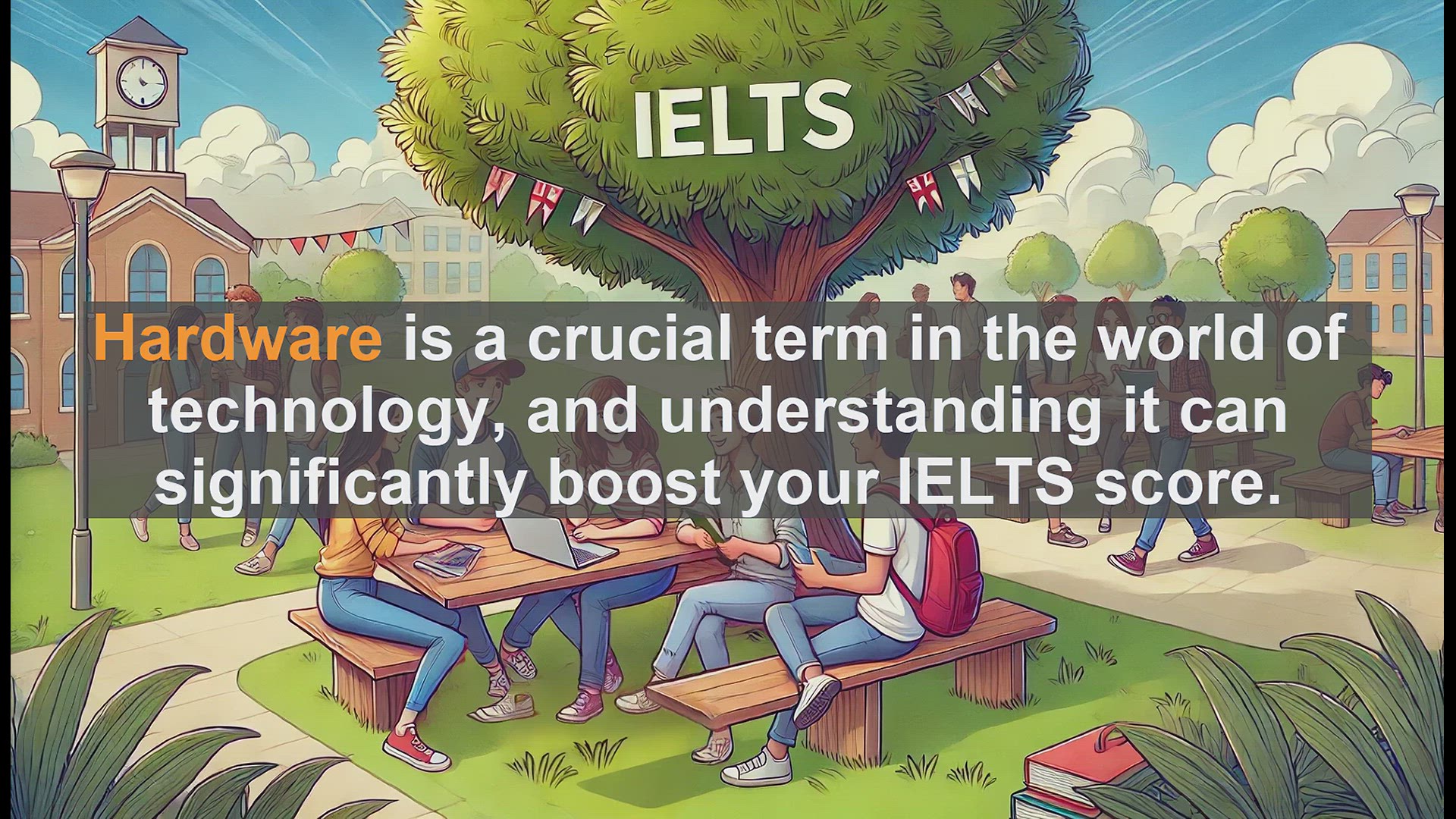 'Video thumbnail for 5000 Must Know IELTS 8.0 Vocabulary - Hardware: Key Tech Term for IELTS Success'