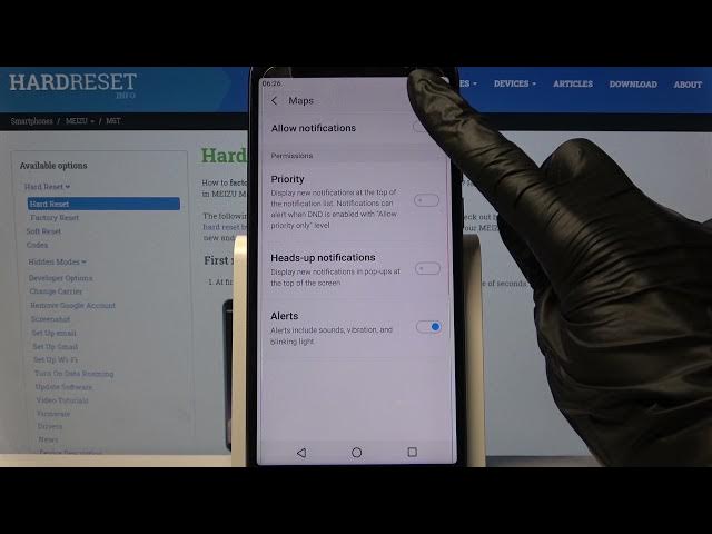 Video thumbnail for How to Enable/Disable App Notifications in Meziu M6T – Access Notifications Settings