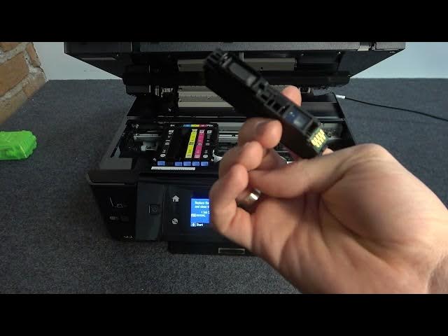 Video thumbnail for How to check INS on Epson XP 640 series / Change cartridges on Epson XP 640