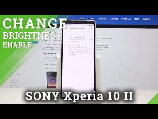 Video thumbnail for How to Activate Auto Brightness in SONY Xperia 10 II – Display Settings