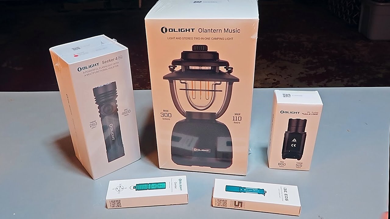 'Video thumbnail for 5 New Olight Flashlights on the Next Level'