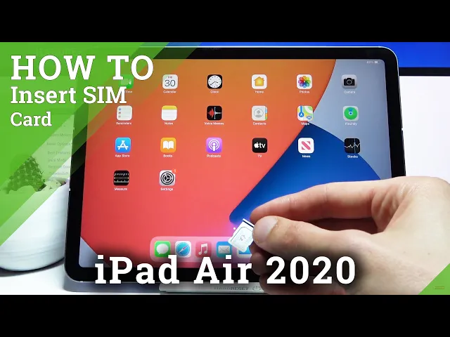 Video thumbnail for How to Insert SIM Cards on iPad Air 2020 – Nano SIM Installation