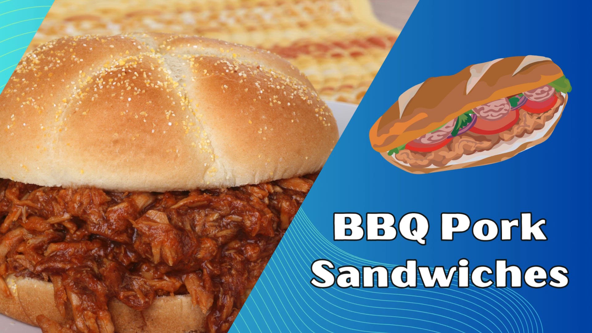 'Video thumbnail for BBQ Pork Sandwiches A Flavor Explosion!'