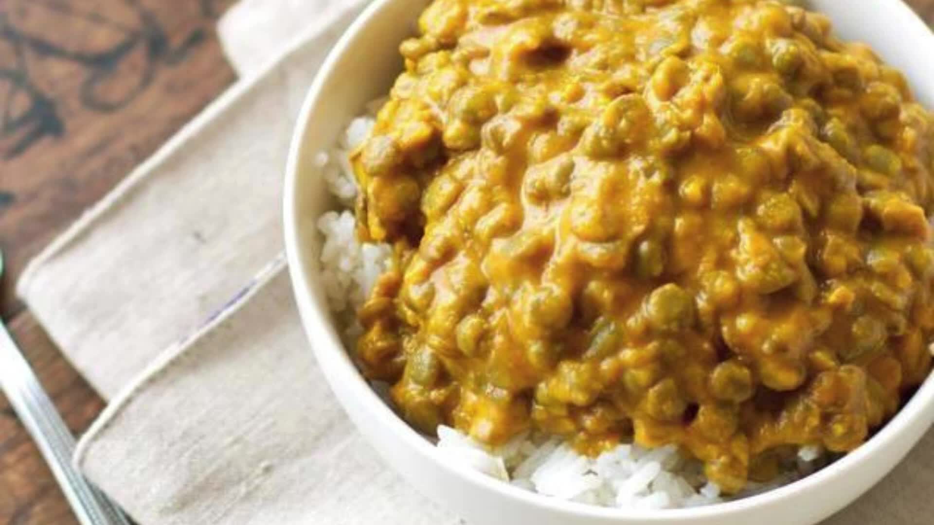 Video thumbnail for Kabocha Squash Lentil Curry recipe