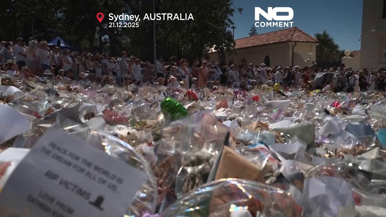 Video thumbnail for Australia marks Day of Reflection for Bondi Beach shooting victims