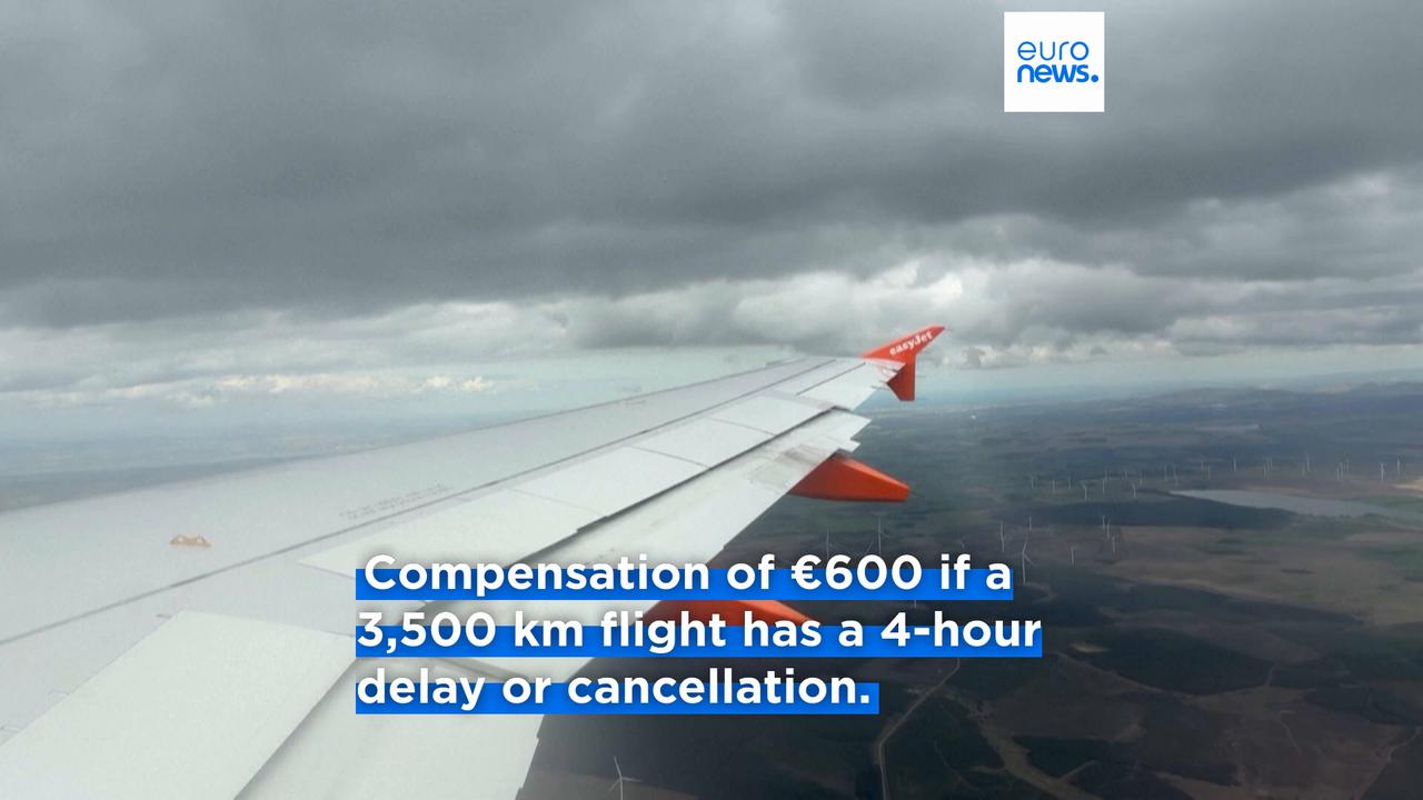 Video thumbnail for European Parliament approves free cabin luggage and new delay compensation rules for air passengers