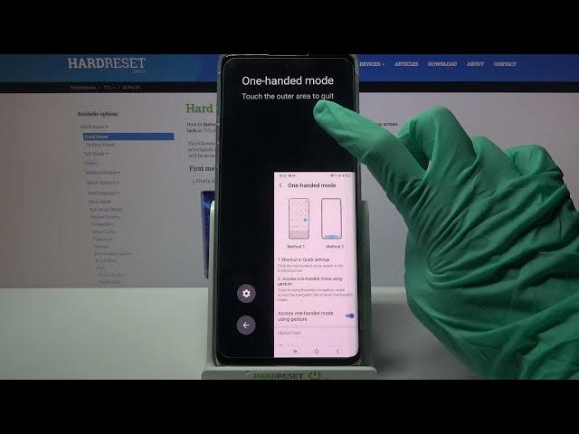 Video thumbnail for TLC 20 PRO 5G One Handed Mode