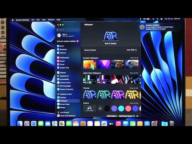 Video thumbnail for How To Change Wallpaper On Macbook Air M2 2023