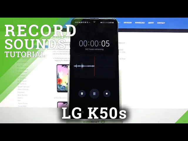 Video thumbnail for How to Record Sounds in LG K50S – Voice Recorder