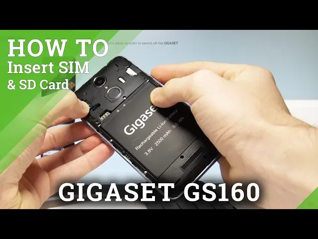 Video thumbnail for How to Insert SIM and SD Card in GIGASET GS160 - Dual SIM Installation |HardReset.Info