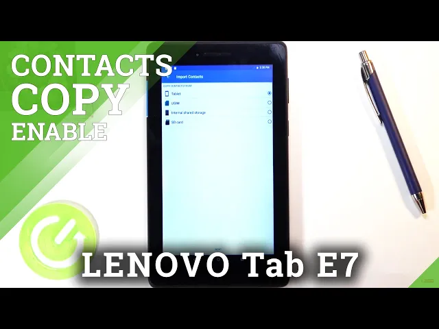 Video thumbnail for How to Copy Contacts in LENOVO Tab E7 – Transfer Phone Numbers