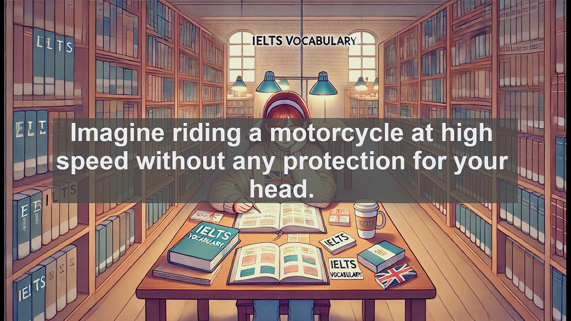 'Video thumbnail for 2500 Must Know IELTS 6.5 Vocabulary - Helmet: The Essential Safety Gear for Your Head'