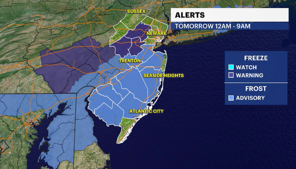 Video thumbnail for Temperatures drop quickly setting the stage for freeze and frost conditions tonight