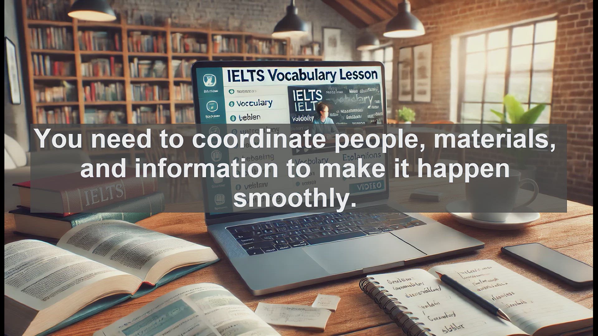 'Video thumbnail for 2500 Must Know IELTS 6.5 Vocabulary - Logistics: Key Concept for IELTS Success'
