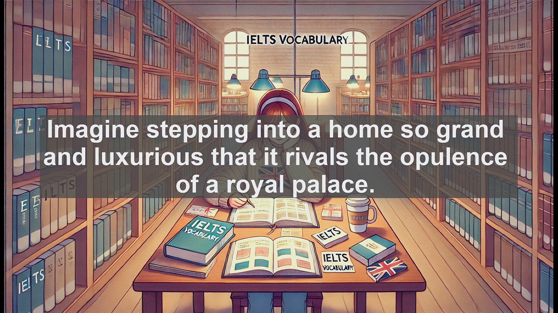 'Video thumbnail for 5000 Must Know IELTS 8.0 Vocabulary - Palatial: Describing Royal-Like Luxury for IELTS Success'