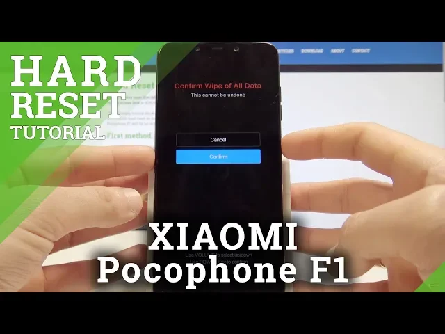 Video thumbnail for How to Hard Reset XIAOMI Pocophone F1 - Bypass Screen Lock / Factory Reset