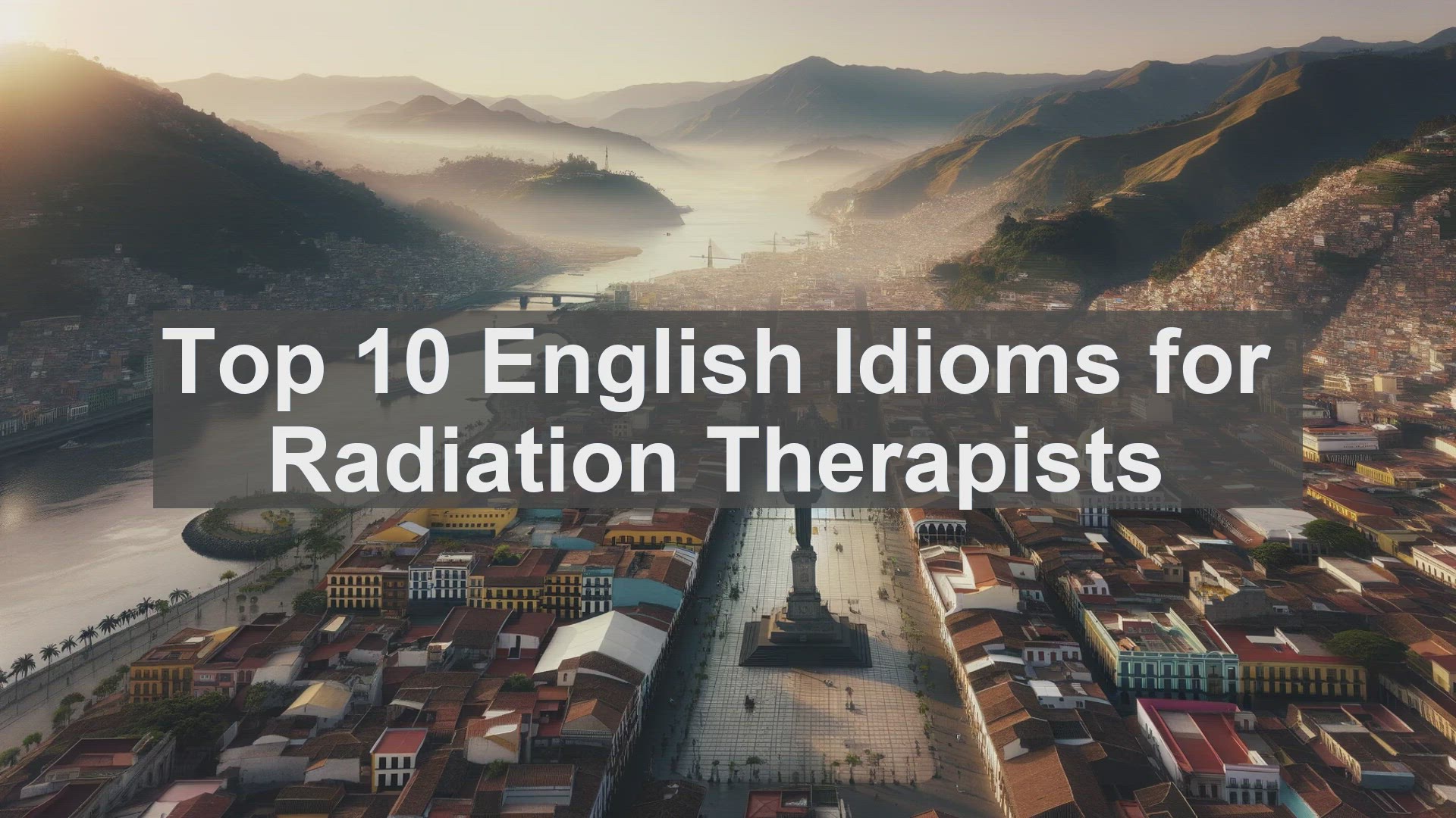 'Video thumbnail for Top 10 English Idioms for Radiation Therapists'
