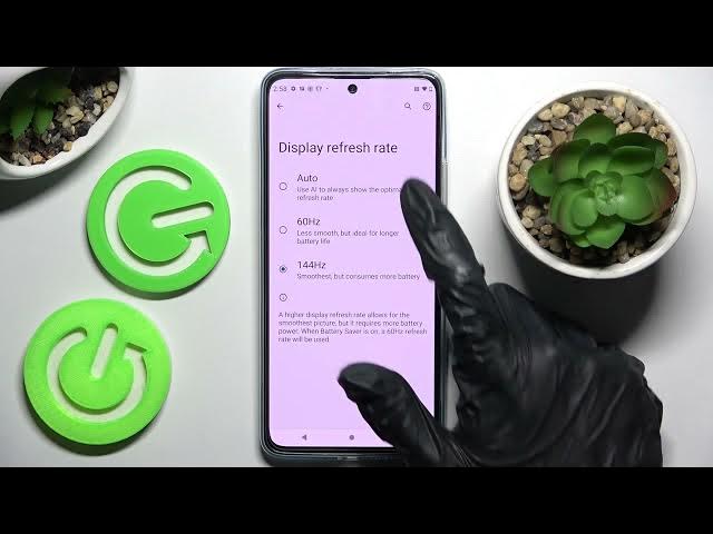 Video thumbnail for MOTOROLA EDGE 30 Change Display Refresh Rate