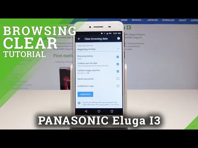 Video thumbnail for How to Reset Browser in PANASONIC Eluga I3 - Clear Browser Data