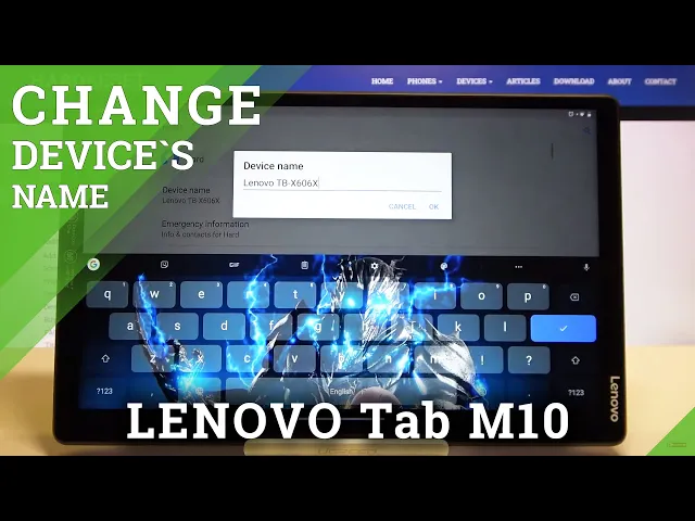 Video thumbnail for How to Change LENOVO Tab M10 Name – Rename Your Device
