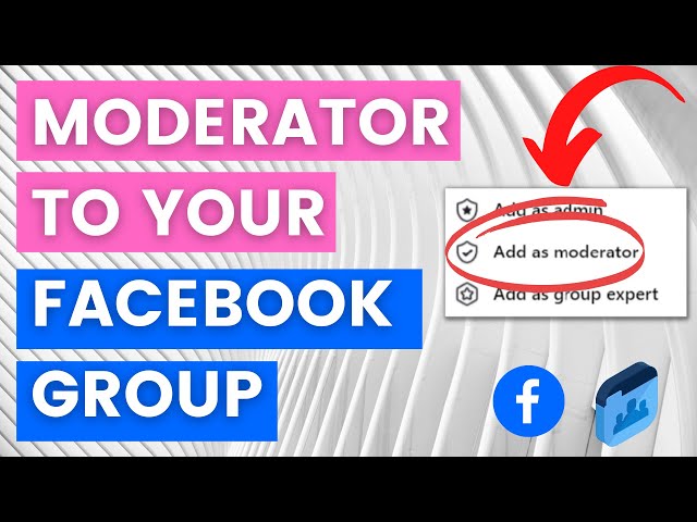 Video thumbnail for How To Add A Moderator To A Facebook Group? [in 2025]